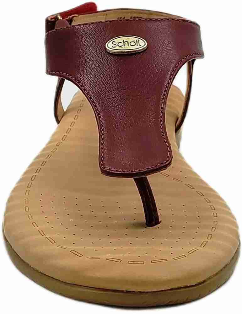 Dr Scholl Women Maroon Sandals Buy Dr Scholl Women Maroon