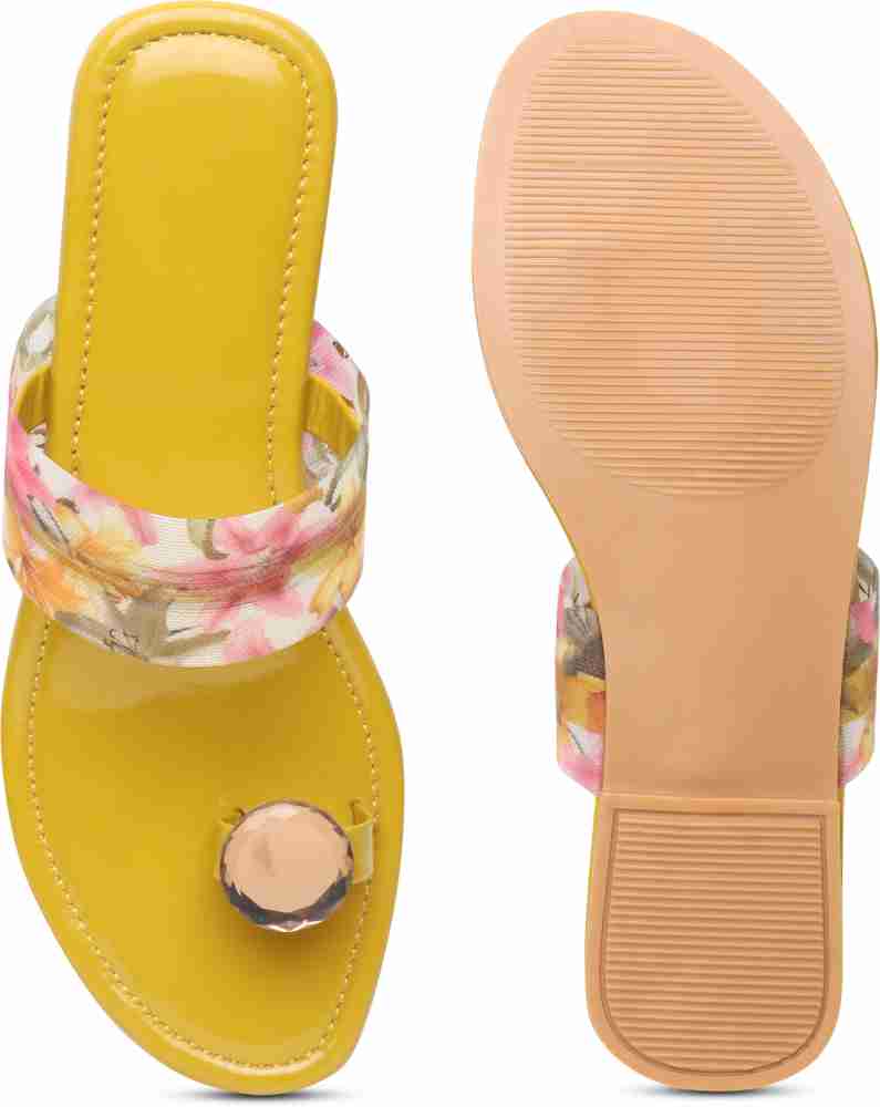 Shoestail Women Yellow Flats Buy Shoestail Women Yellow Flats