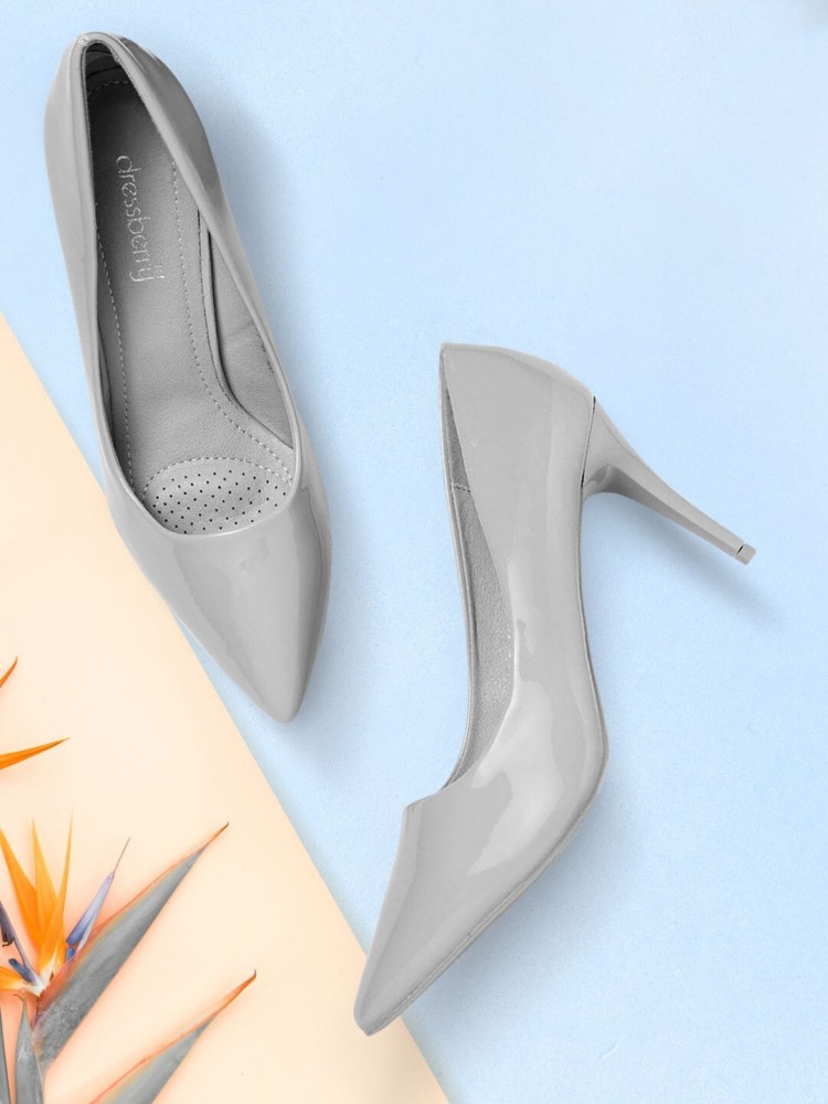 Dressberry Women Grey Heels - Buy Dressberry Women Grey Heels Online Best Price - Shop Online for India | Flipkart.com