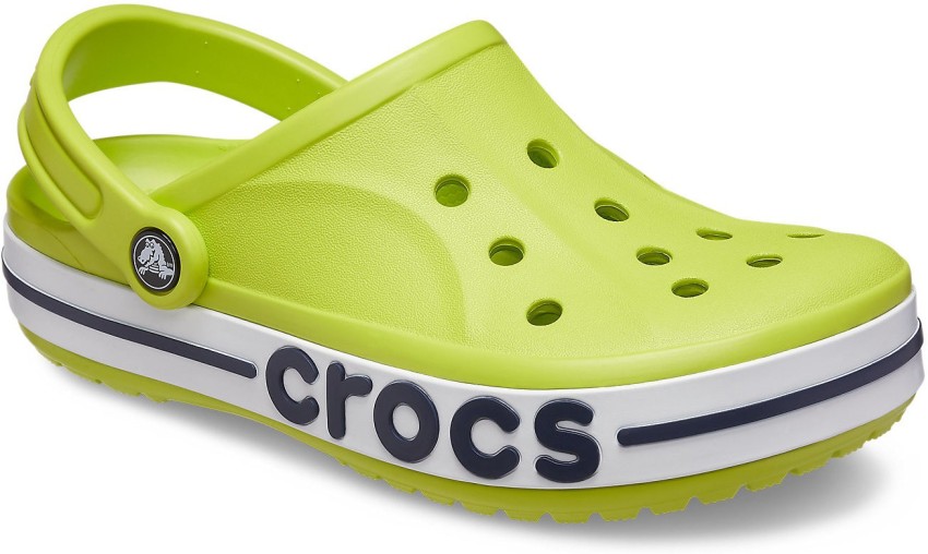 Yellow and clearance green crocs