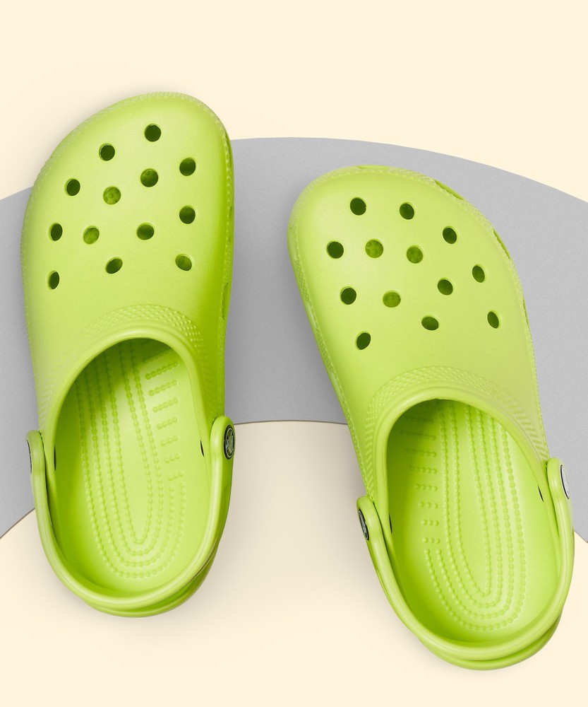 CROCS Classic Men Green Clogs Buy CROCS Classic Men Green Clogs