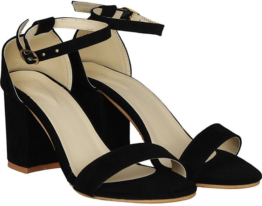 Girls High Heels Black T-strap | escapeauthority.com