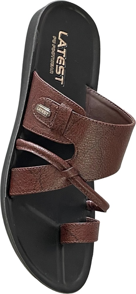 Latest Footwear Men Brown Black Sandals Buy Latest Footwear Men