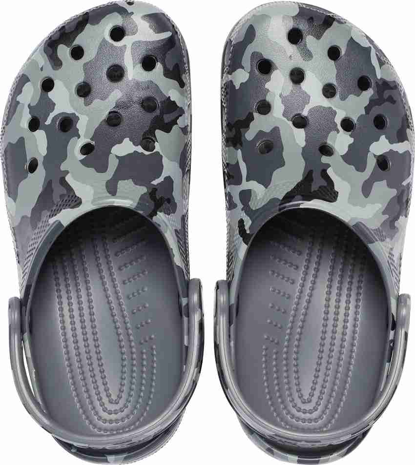 CROCS Classic Printed Camo Unisex Clog Men Grey Clogs Buy