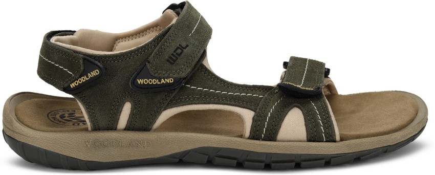 WOODLAND Men Green Casual