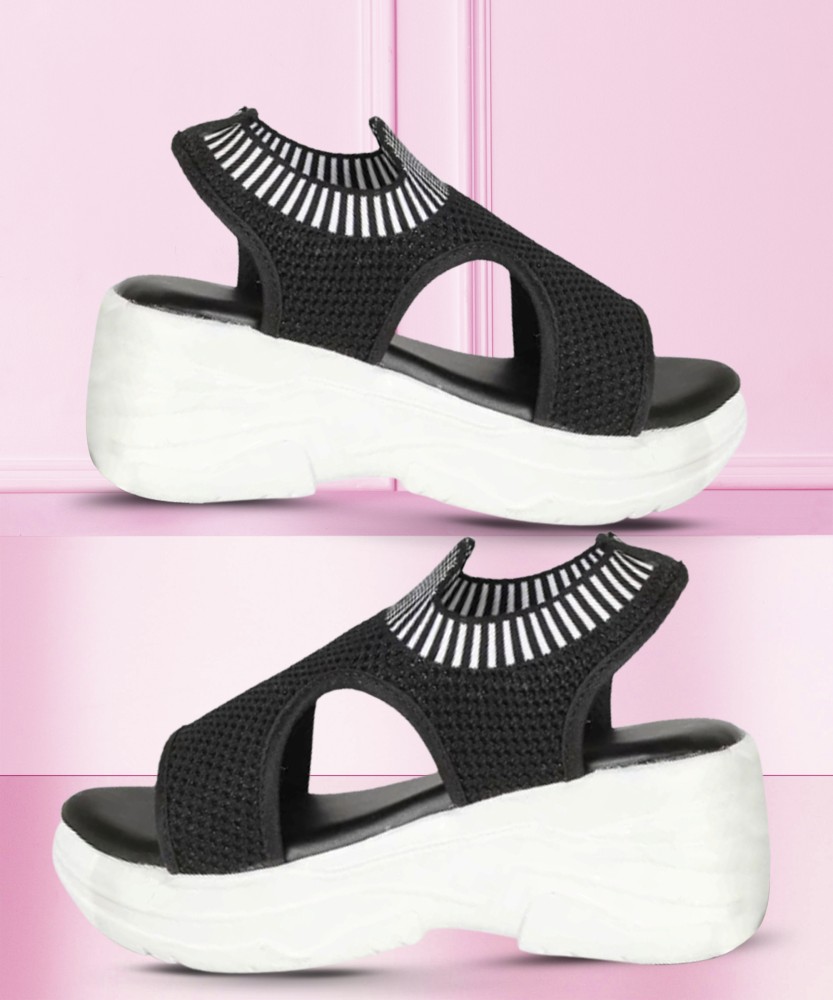 Black and white wedges online