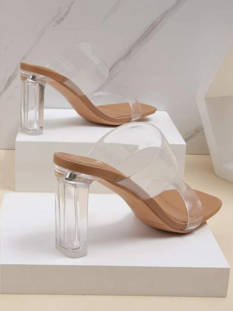 Shoetopia Sandals : Buy Shoetopia Girls Beige Colorblock Wedge Peep Toes  Heels Online