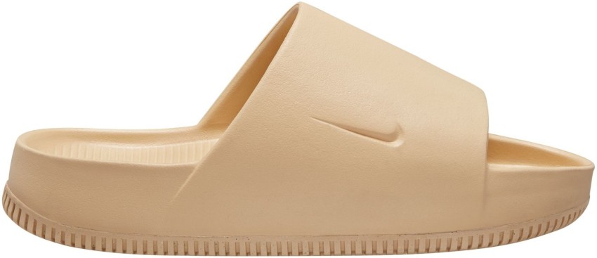 Tan best sale nike slides