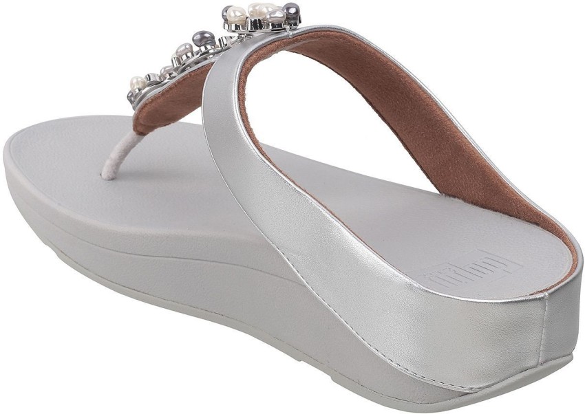 FitFlop Women Silver Wedges Buy FitFlop Women Silver Wedges