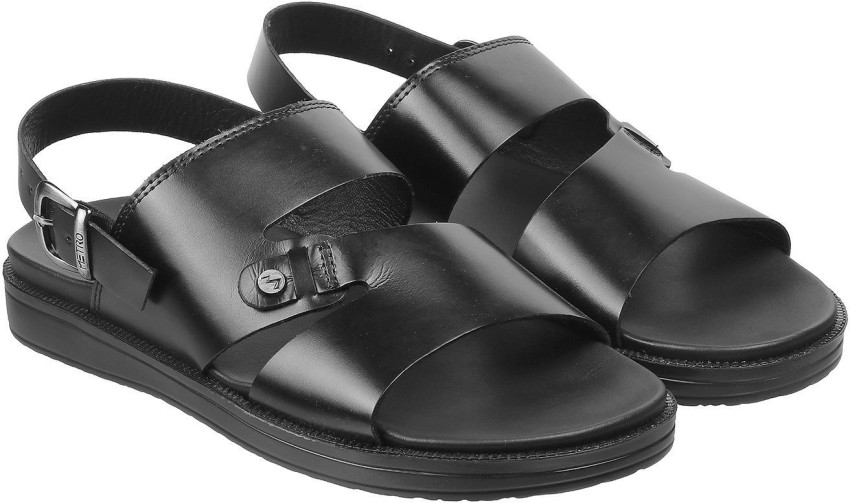 METRO Men Black Sandals Buy METRO Men Black Sandals Online at