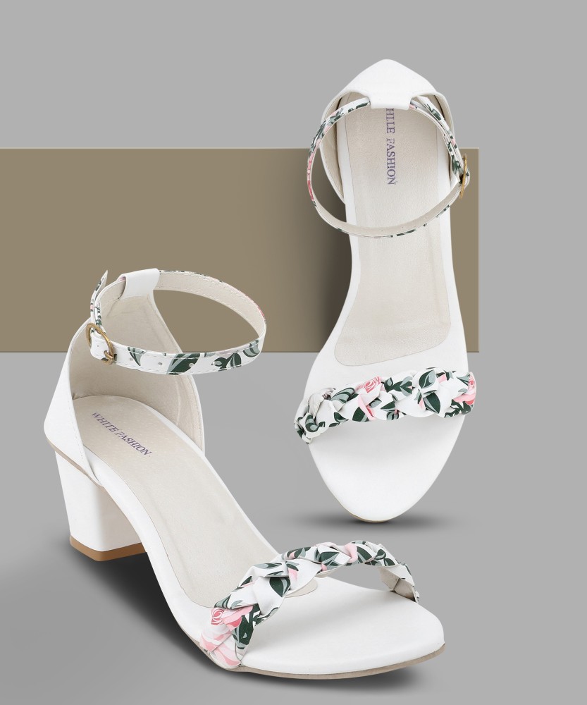 White Fashion Women White Heels Buy White Fashion Women White