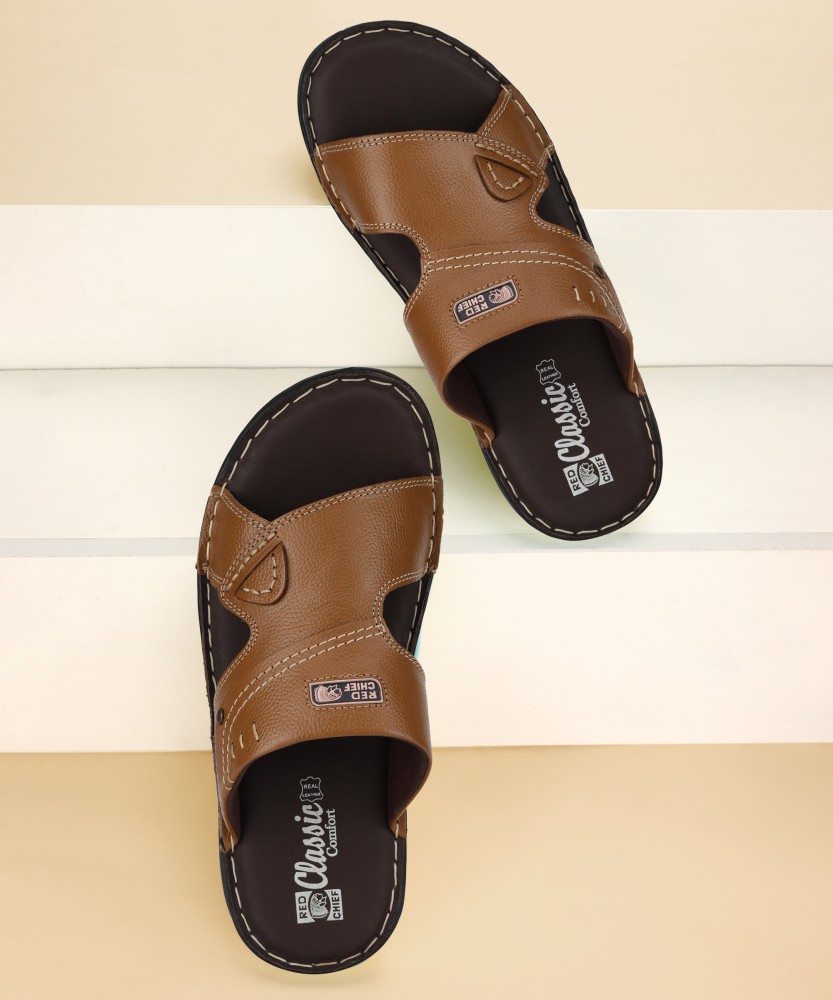 Red chief tan deals casual sandals