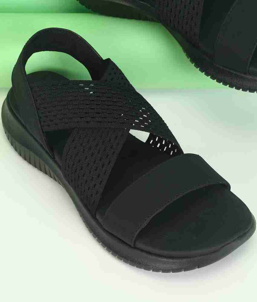 Skechers black sandals sale