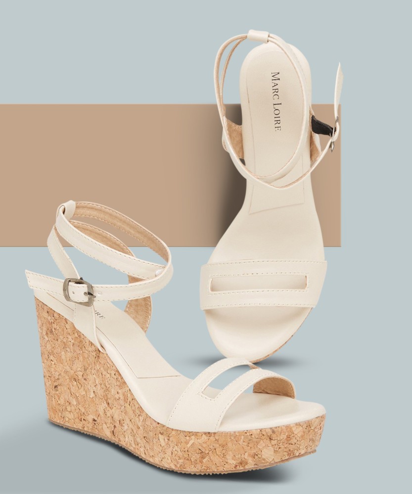 Off store white wedges