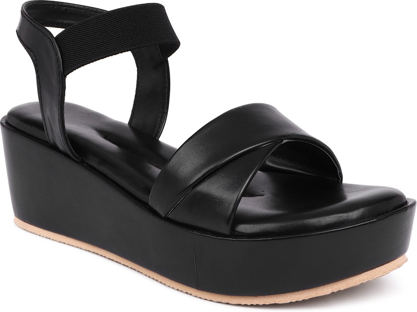 Black plateau sandals new arrivals