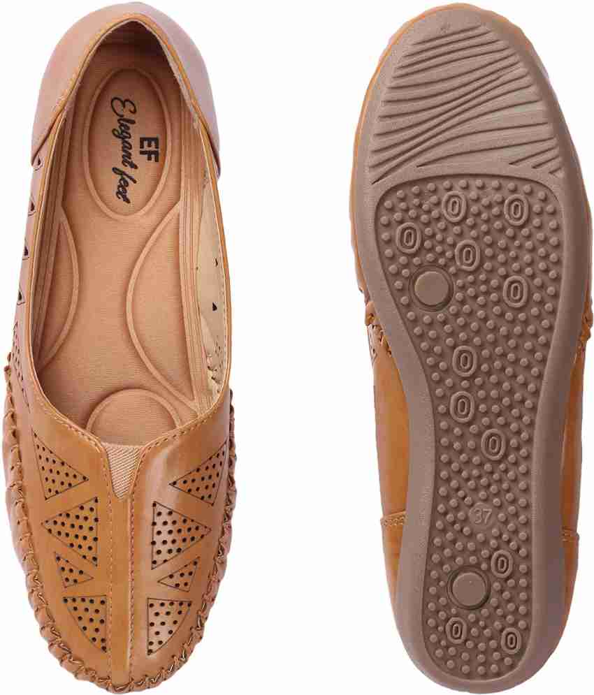 Elegant feet Women Tan Bellies - Buy Elegant feet Women Tan Bellies Online  at Best Price - Shop Online for Footwears in India | Flipkart.com