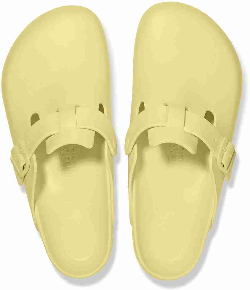 Yellow top birkenstocks mens