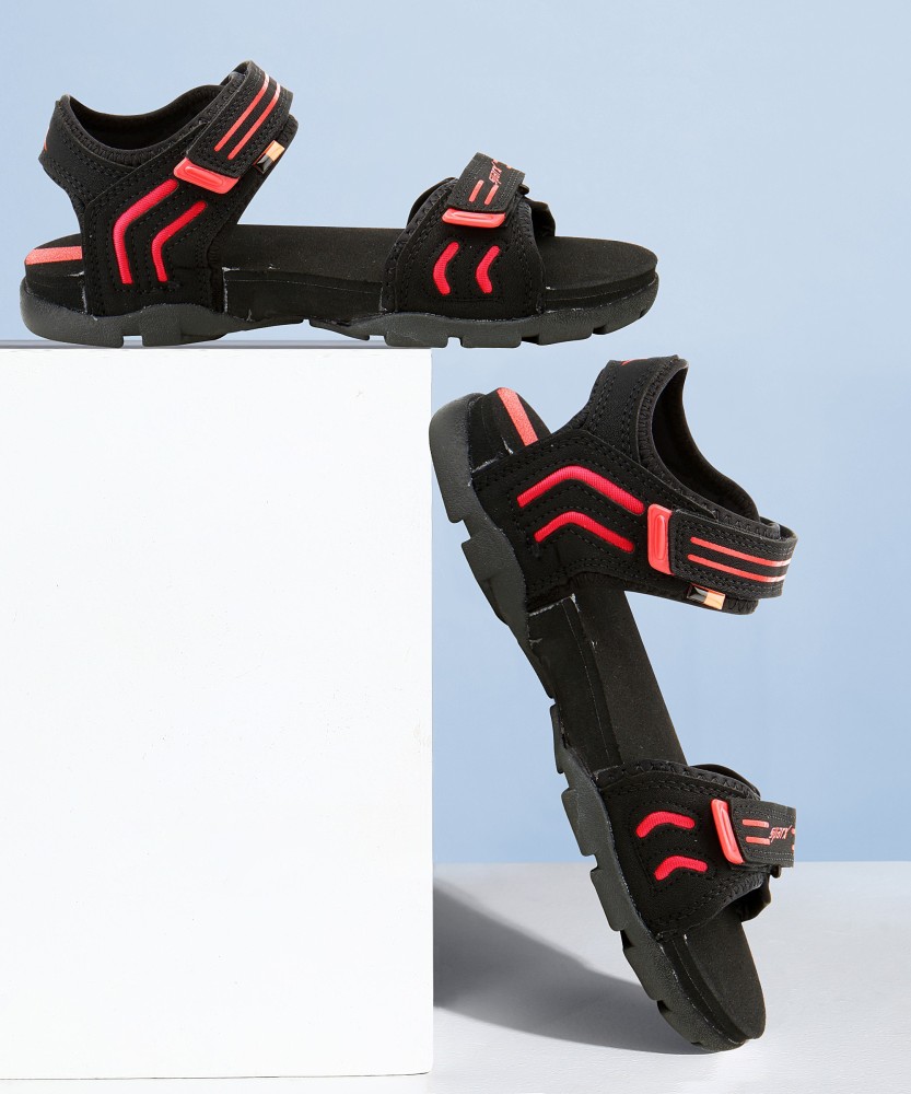 Sparx Sparx Men SS 106 Black Red Floater Sandals Men Black Red Sandals