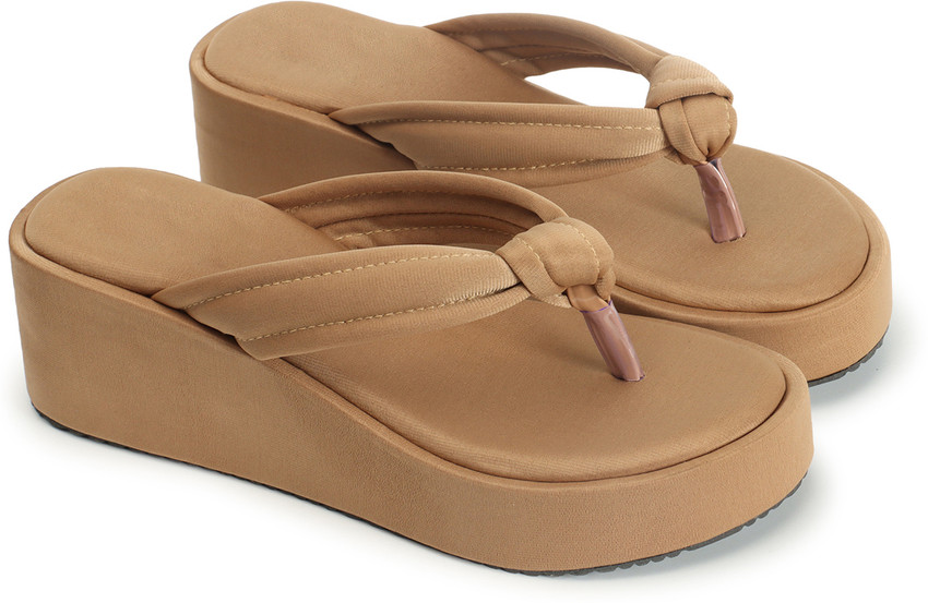 Furiozz Women Beige Wedges Buy Furiozz Women Beige Wedges Online