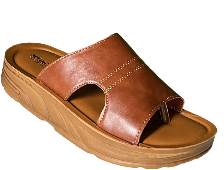 AEROWALK Men Tan Wedges Buy AEROWALK Men Tan Wedges Online at