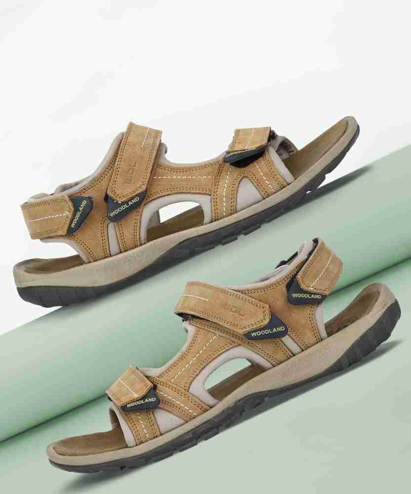 Woodland leather 2025 sandals for men