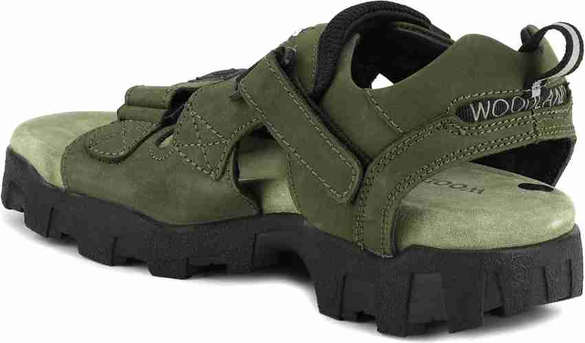 Woodland men's olive green casual sandal outlet