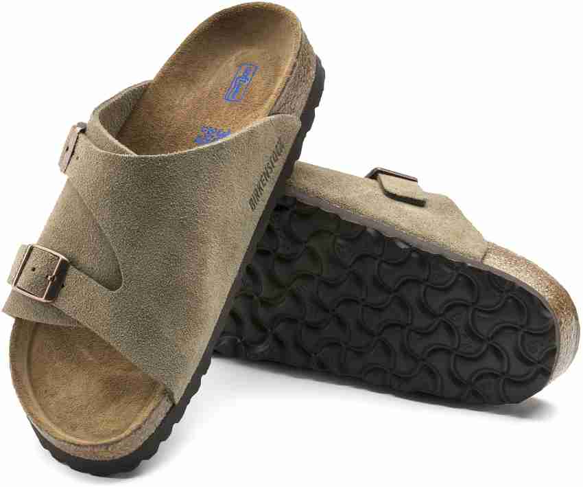 BIRKENSTOCK Z rich Soft Footbed Regular Width Men Beige Flats