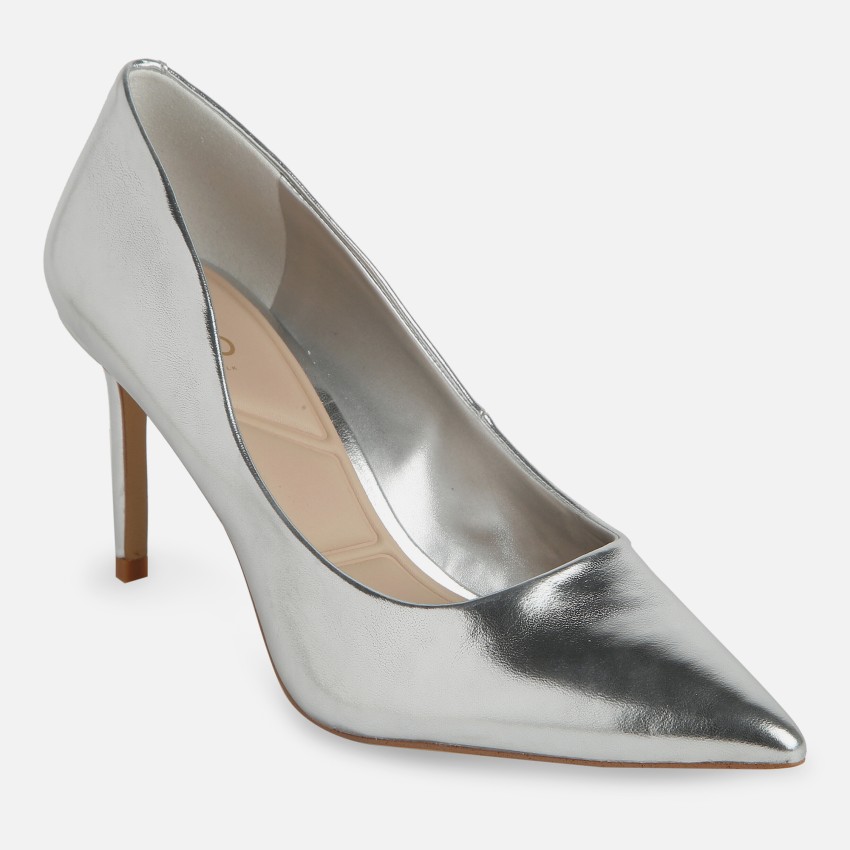 Aldo on sale silver heels