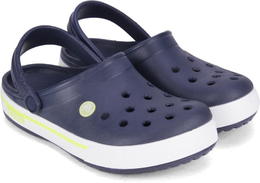 crocs crocband navy citrus