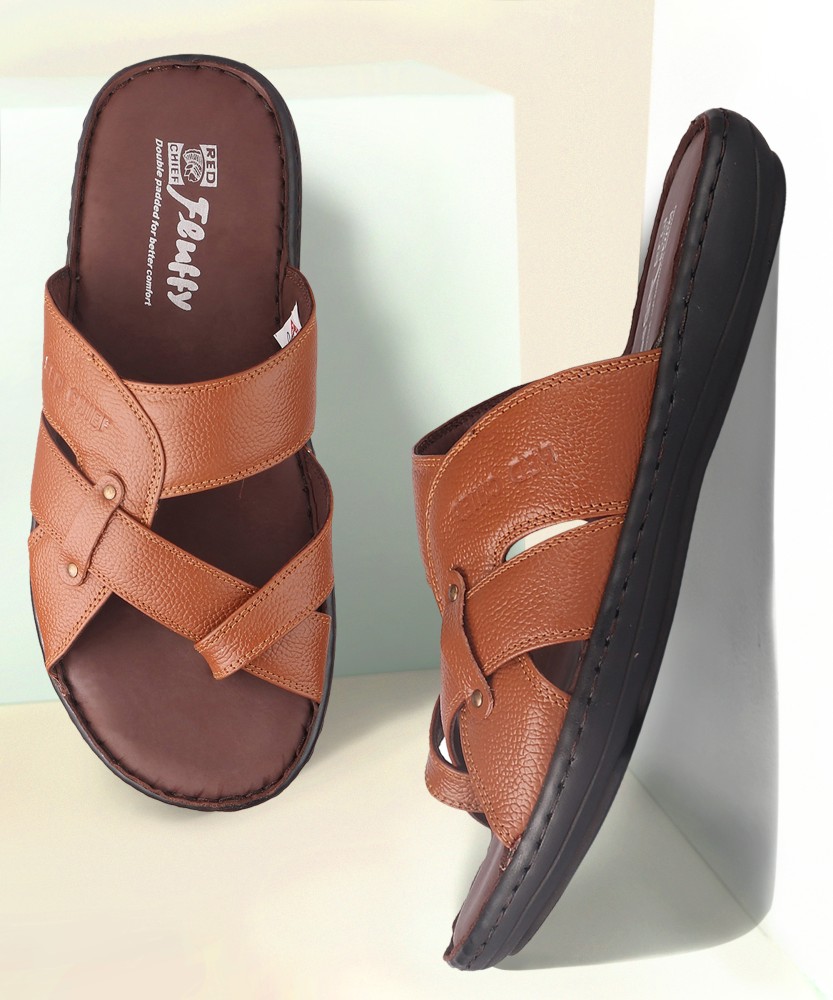 Red chief tan on sale slippers