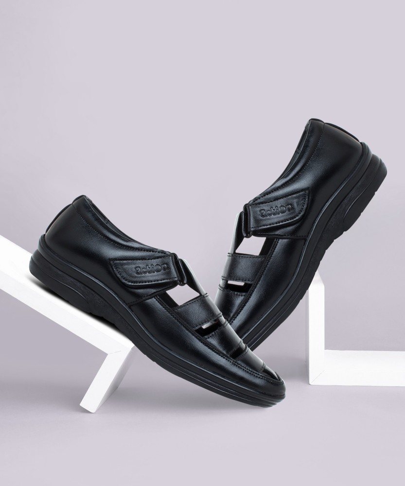 Buy OBUCA -MAKE YOUR OWN CLASS_Genuine Leather Sandal / Slipper For Men_UK  10_Black Online at Best Prices in India - JioMart.