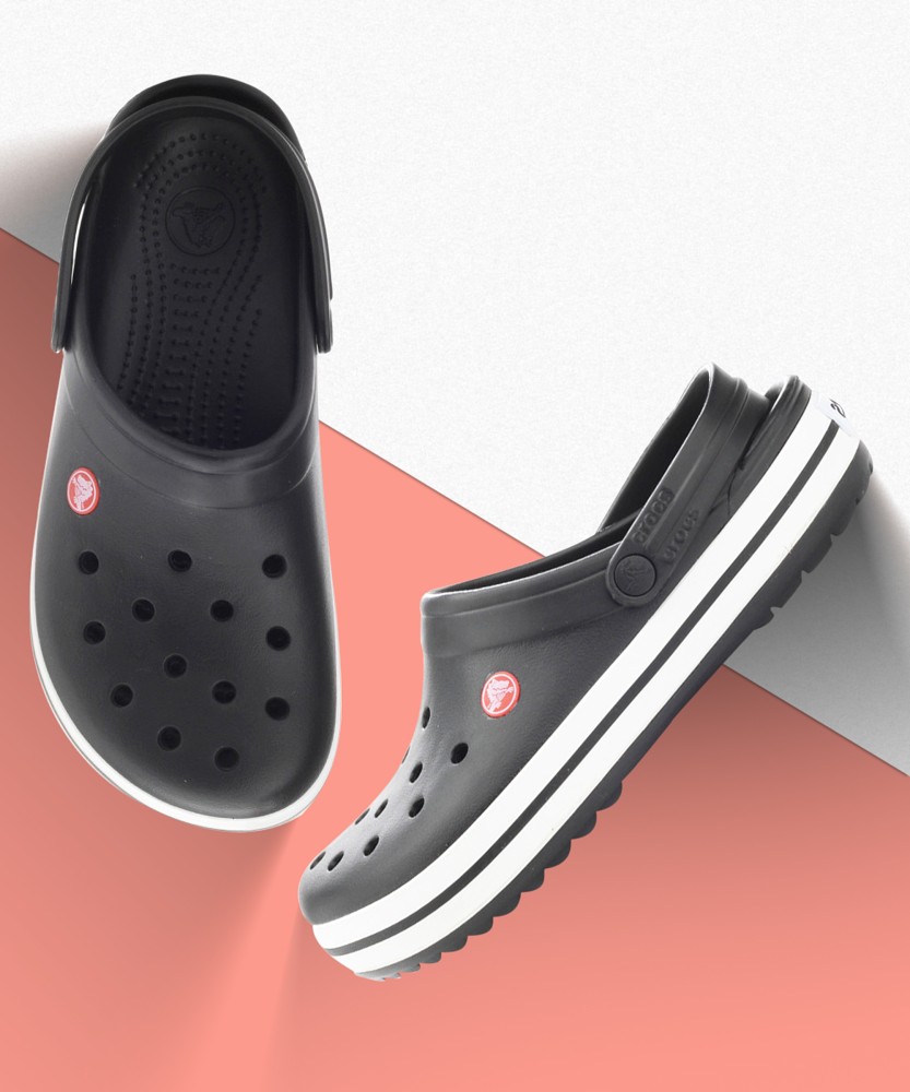 Black and white crocs mens online