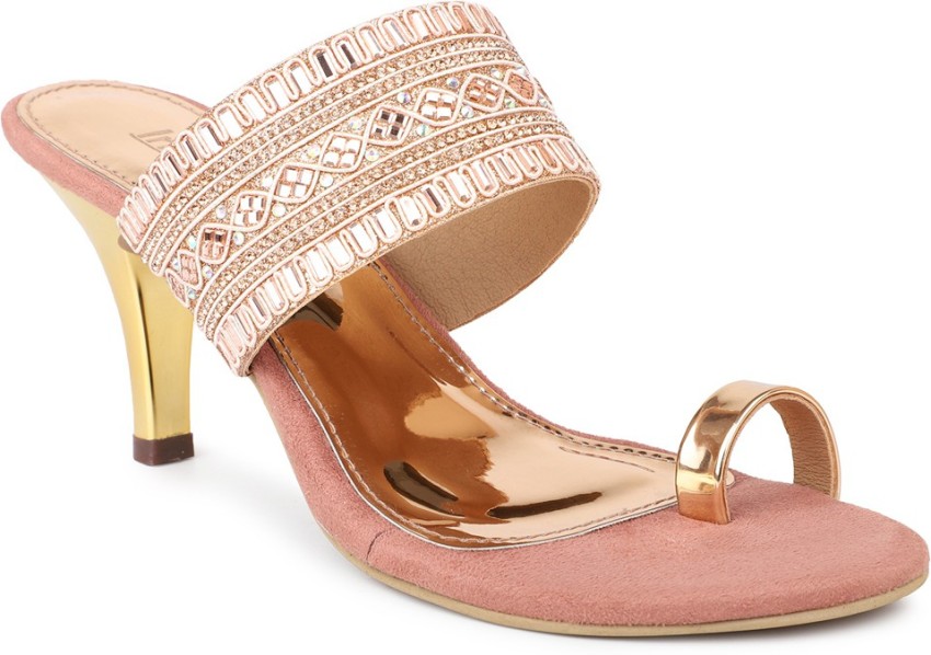 Rose gold deals sandals india