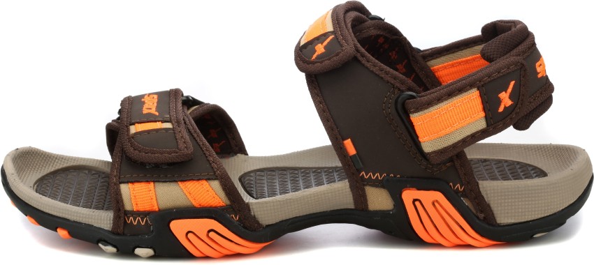 Sparx Sparx Men SS 428 Brown Beige Floater Sandals Men Brown Beige Orange Sandals