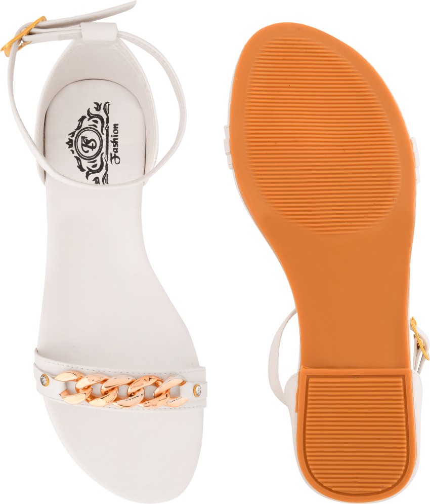 Details 87+ ladies white flat sandals super hot - dedaotaonec