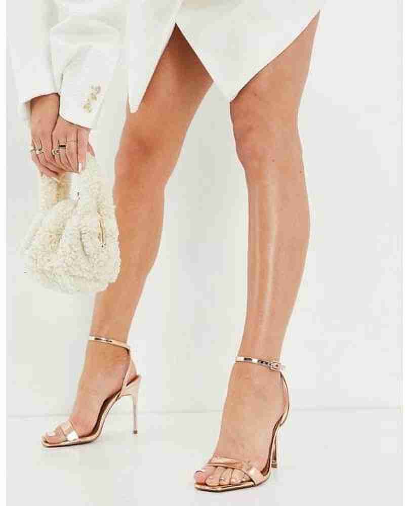 Missguided rose 2024 gold heels