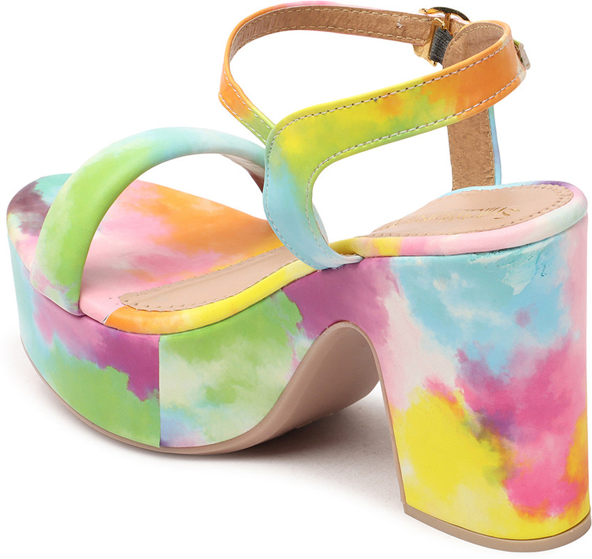 Snitchverse Women Multicolor Heels Buy Snitchverse Women