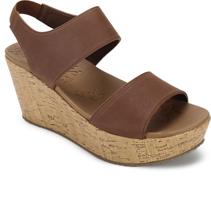 Skechers Women Brown Wedges Buy Skechers Women Brown Wedges