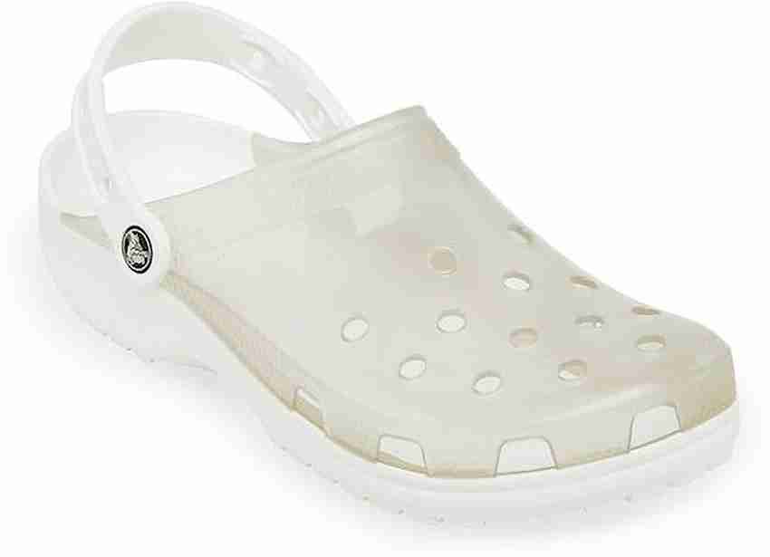 CROCS Classic Men White Clogs Buy CROCS Classic Men White Clogs