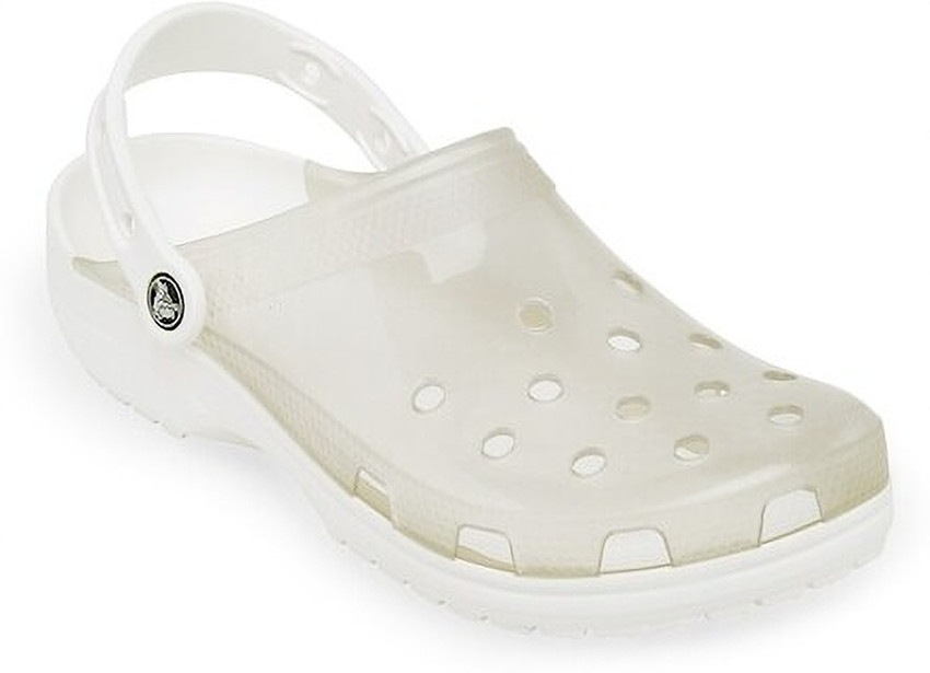 Transparent crocs sales