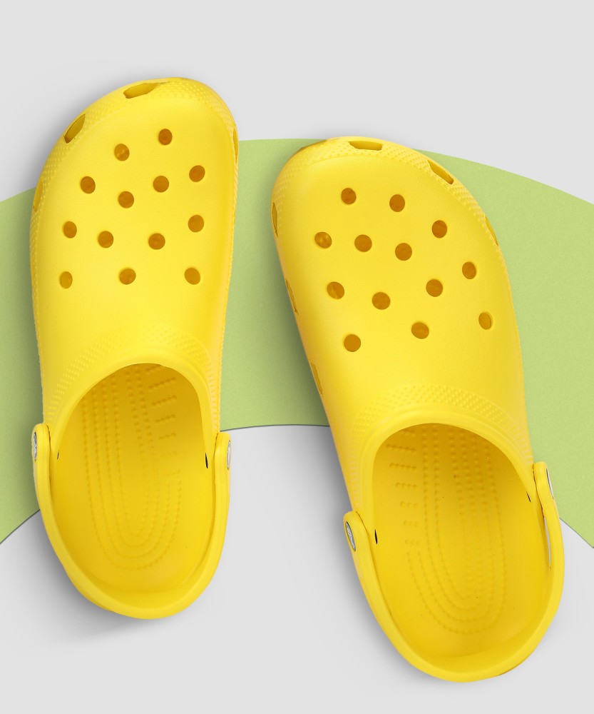 All on sale yellow crocs