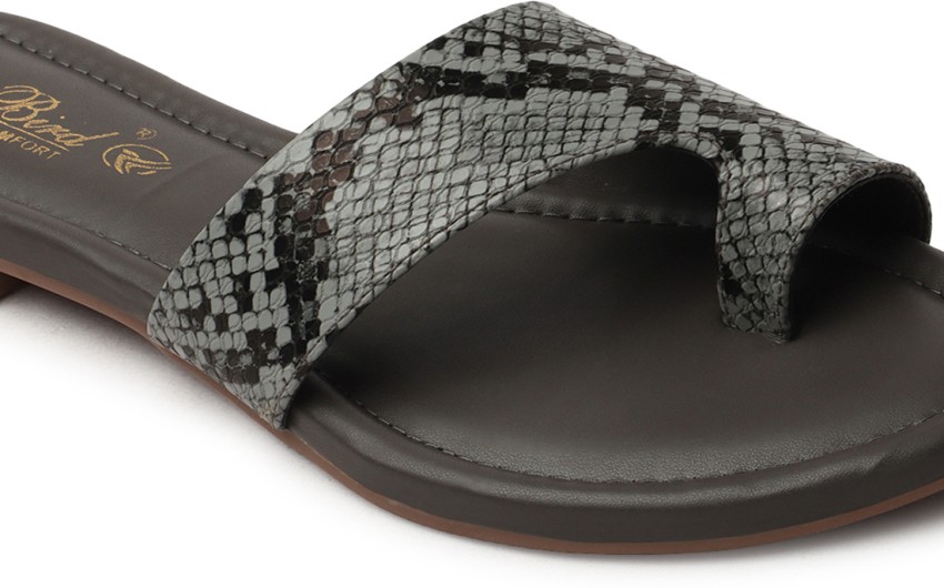 Snake best sale flip flops