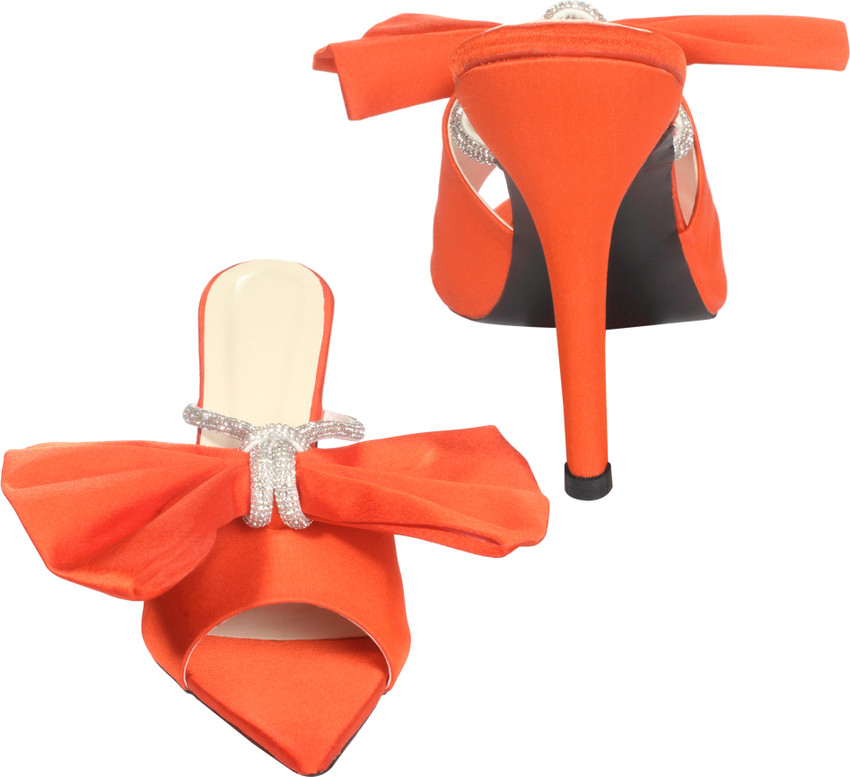 Burnt orange heels wedding sale