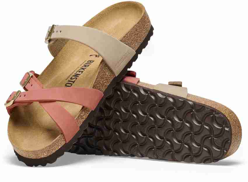 Red 2025 birkenstocks women's