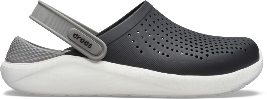 Crocs literide on sale black smoke