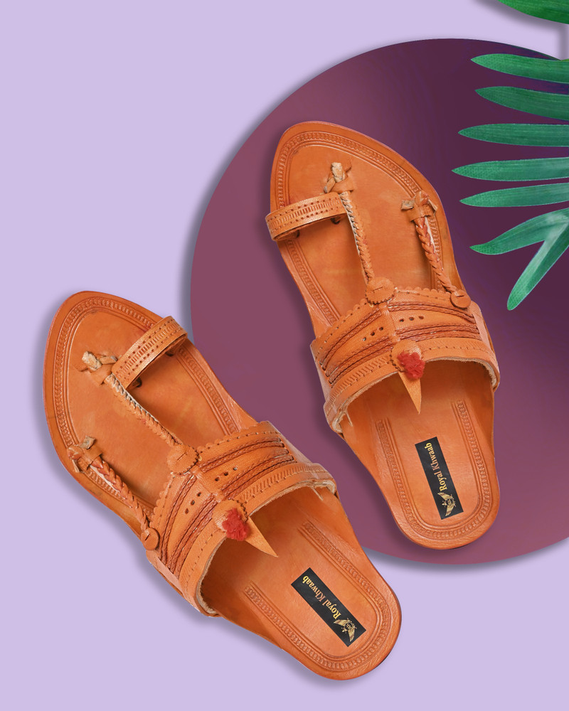 Royal Khwaab Men Orange Sandals Buy Royal Khwaab Men Orange