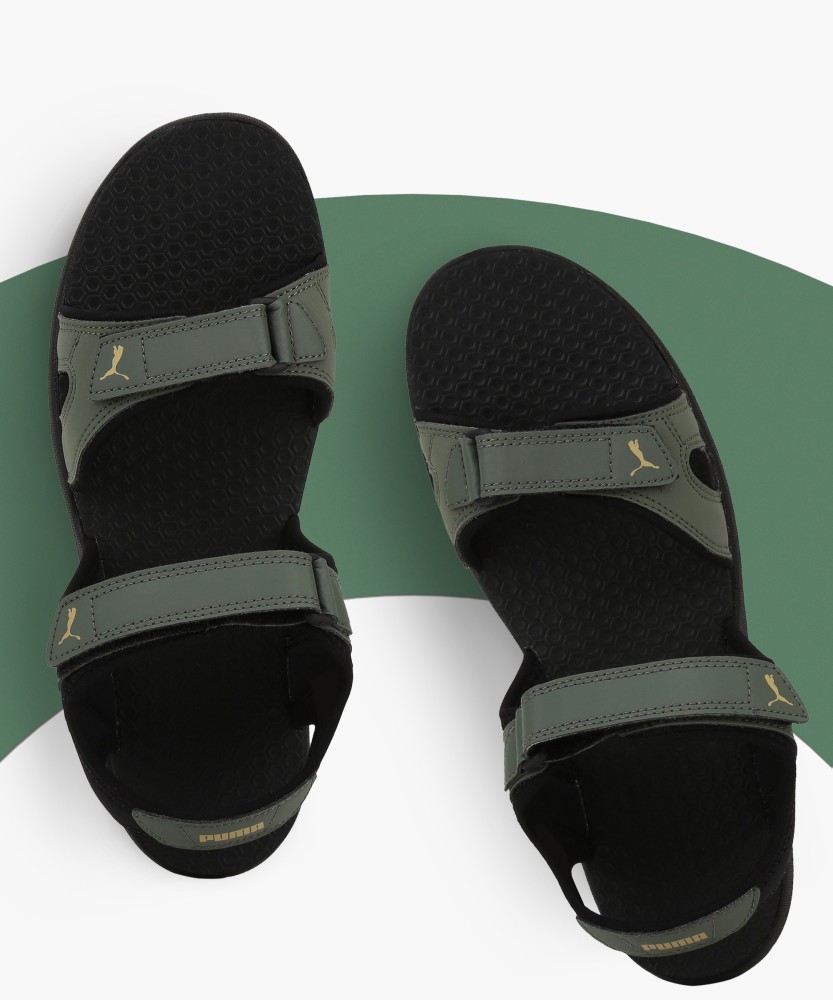 PUMA Ultimate comfort Men Olive, Black Sports Sandals - Buy PUMA Ultimate comfort Olive, Black Sports Sandals Online at Best Price - Shop Online for Footwears in India |