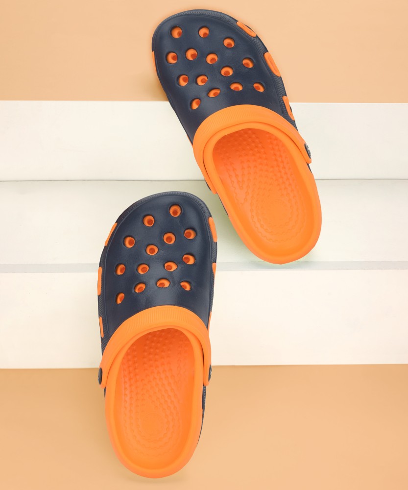 Orange clogs sales