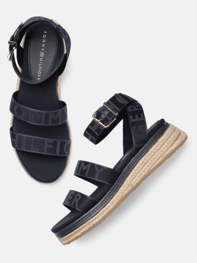 Navy blue discount tommy hilfiger sandals