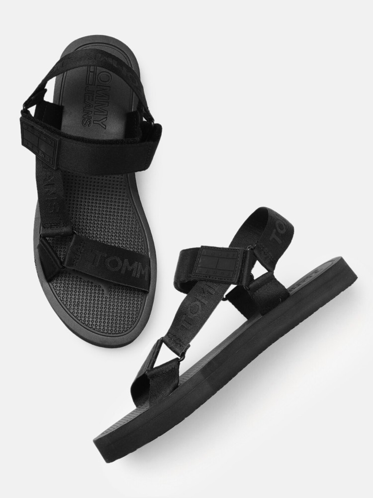 Tommy hilfiger deals black sandals